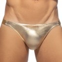 Addicted Party Shiny Bikini Briefs - Gold