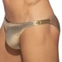 Addicted Party Shiny Bikini Briefs - Gold