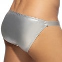 Addicted Party Shiny Bikini Briefs - Silver