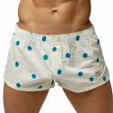 Marcuse Polkadots Cotton Boxer Shorts - Ivory