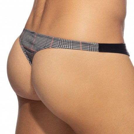 Addicted Scottish Thong - Grey