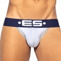 ES Collection Sportive Microfiber Jock - White