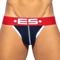 ES Collection Sportive Microfiber Jock - Navy