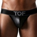 TOF Paris Faux Leather Jock - Black 