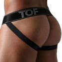 TOF Paris Faux Leather Jock - Black 