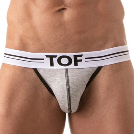 TOF Paris French Cotton Jock - Heather Grey