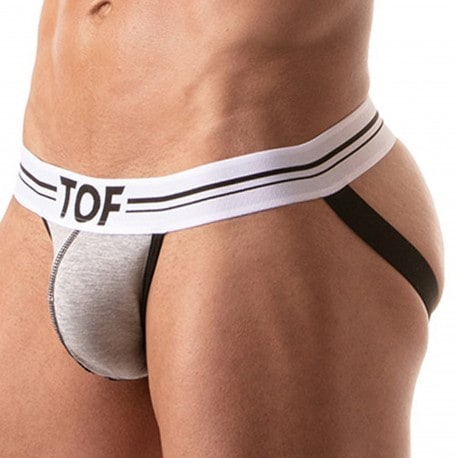 TOF Paris Jock Strap French Coton Gris Chiné