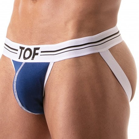 TOF Paris Jock Strap French Coton Bleu Roi