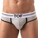 TOF Paris French Cotton Briefs - Heather Grey