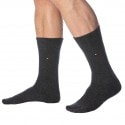 Tommy Hilfiger 2-Pack Classic Cotton Dress Socks - Charcoal