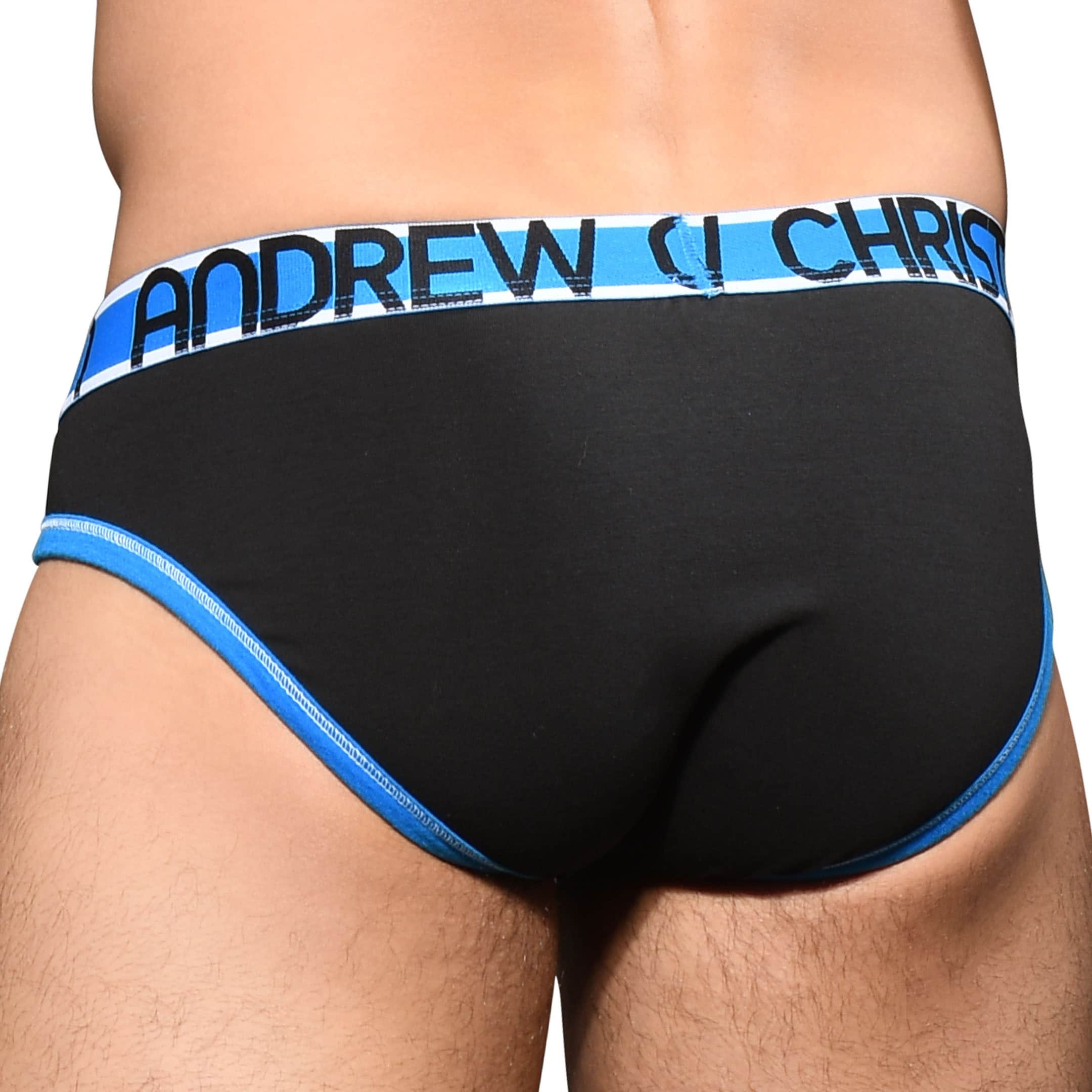 Andrew Christian Almost Naked Cotton Briefs Black INDERWEAR