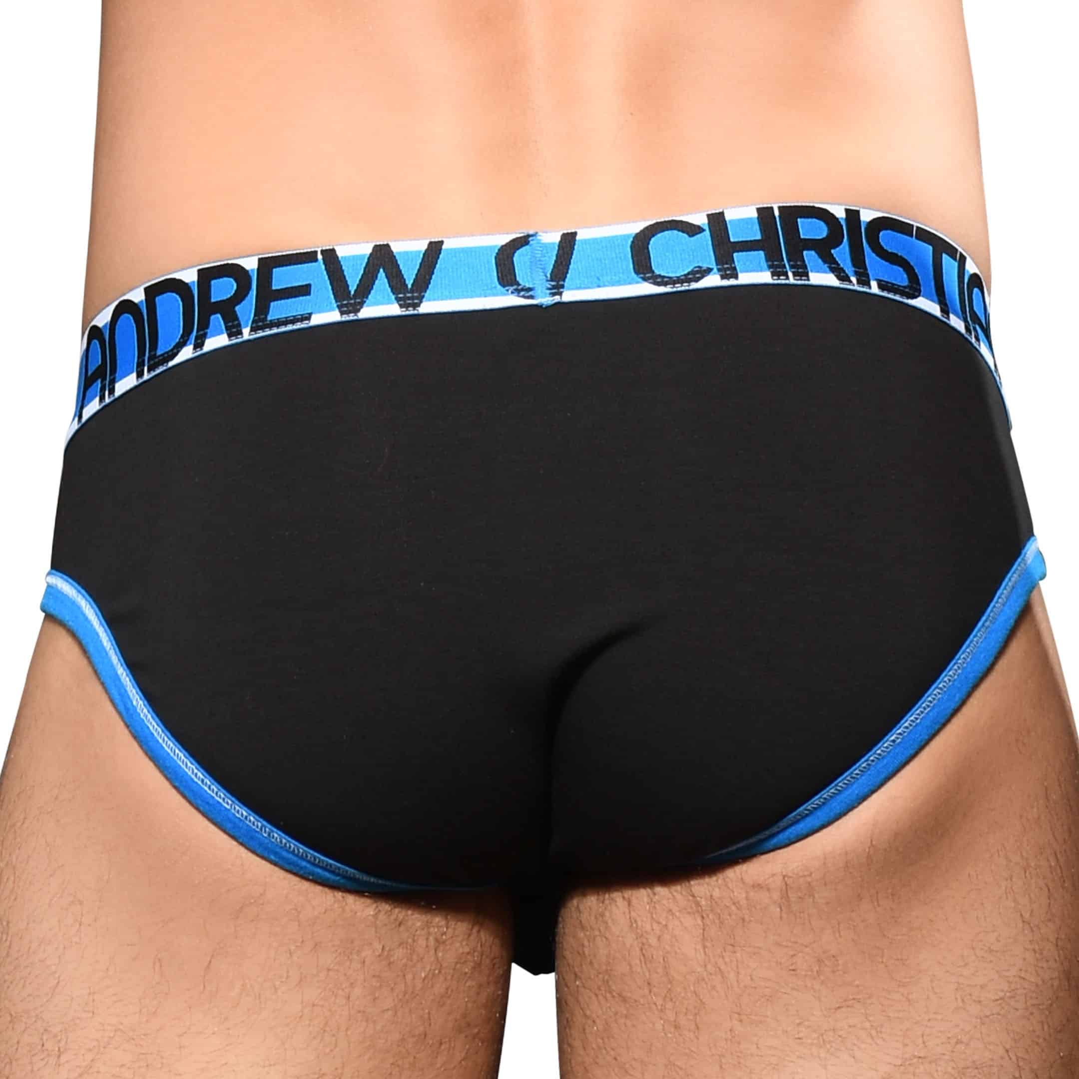 Andrew Christian Almost Naked Cotton Briefs Black Inderwear