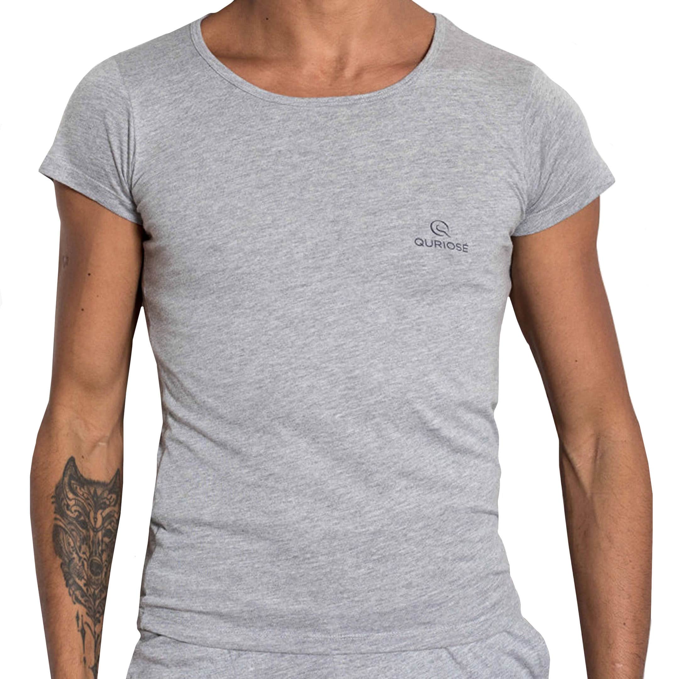 Cotton | Grey INDERWEAR - Bliss T-Shirt Heather Quriosé