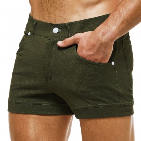 Modus Vivendi Jeans Shorts - Khaki