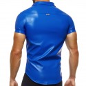 Modus Vivendi Leather Legacy Shirt - Blue