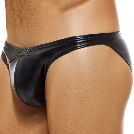 Modus Vivendi Latex Low Cut Briefs - Black