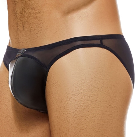 Modus Vivendi Slip Low Cut Latex - Voile Noir