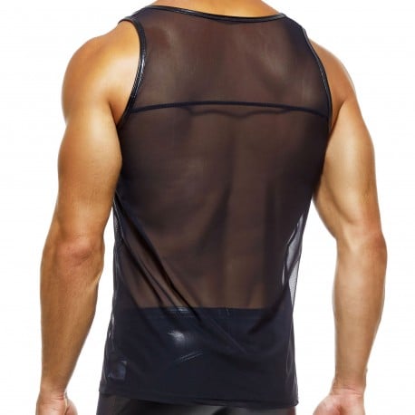 Modus Vivendi Latex - Veil tank Top - Black