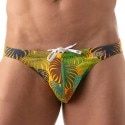 TOF Paris Slip de Bain Bikini Floral Jaune