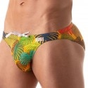 TOF Paris Floral Bikini Swim Briefs - Yellow