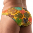 TOF Paris Floral Bikini Swim Briefs - Yellow