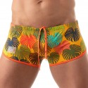 TOF Paris Floral Brazilian Swim Trunks - Yellow