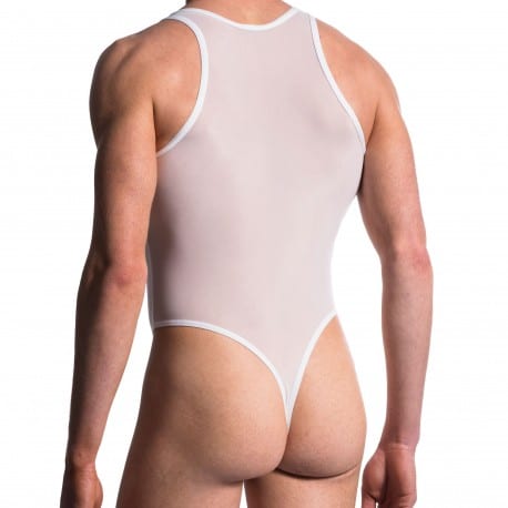 Rufskin Oraan Thong Bodysuit - White