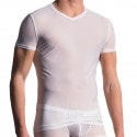 Manstore M101 V-Neck T-Shirt - White