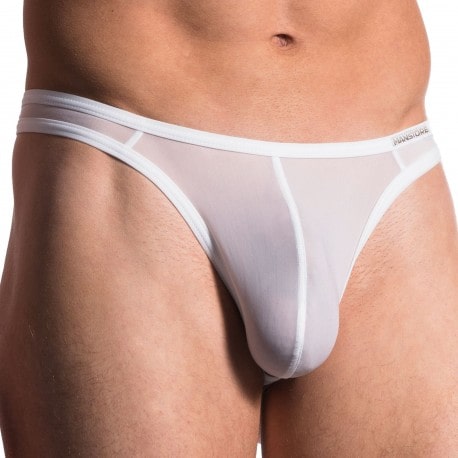 Manstore M101 Lasso Thong - White