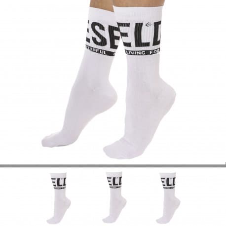 Tommy Hilfiger Lot de 2 Paires de Chaussettes Sport Iconiques Blanches