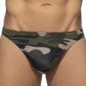 Addicted Camo Cotton Thong - Khaki