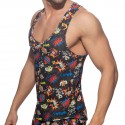 Addicted Comic Microfiber Tank Top - Black