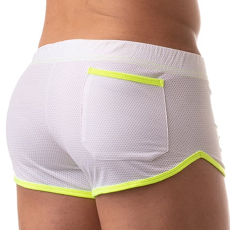 TOF Paris Athletic Mesh Shorts - White