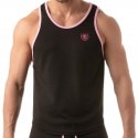 TOF Paris Athletic Mesh Tank Top - Black