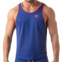 TOF Paris Athletic Mesh Tank Top - Royal