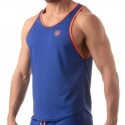 TOF Paris Débardeur Athletic Mesh Bleu Roi