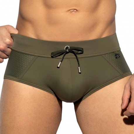 ES Collection Classic Swim Briefs - Khaki