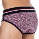 SKU Floral Cotton Briefs - Pink