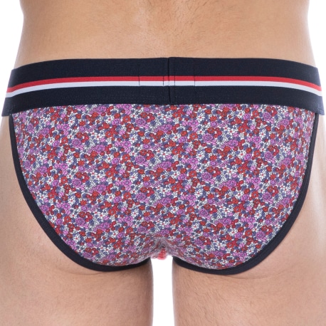 SKU Slip Tanga Coton Floral Rose