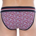 SKU Floral Cotton Tanga Briefs - Pink