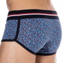 SKU Floral Cotton Trunks - Blue