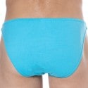 SKU Plain Cotton Mini Briefs - Turquoise