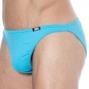 SKU Plain Cotton Mini Briefs - Turquoise