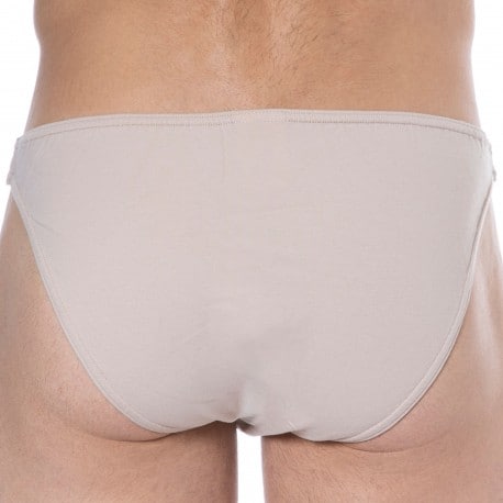 SKU Plain Cotton Mini Briefs - Nude