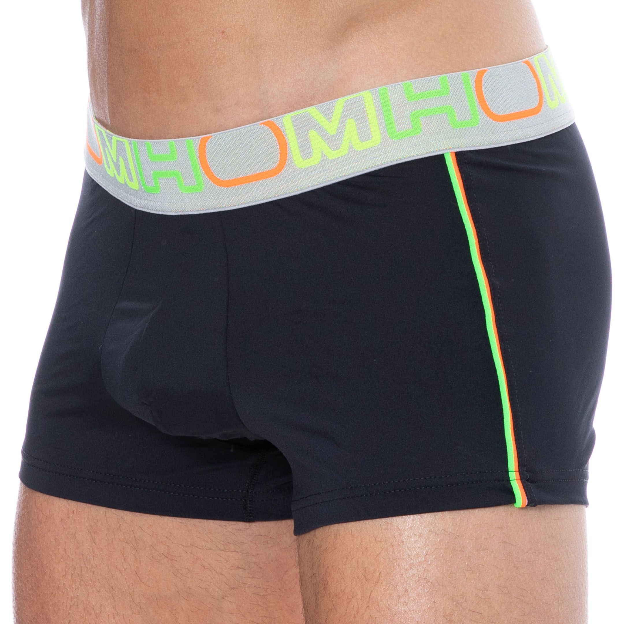 Hom Microfiber Training Boxer Briefs Black Inderwear 6175