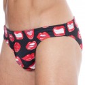 Sweet Banana Slip de Bain Sexy Mouth Noir