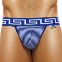 Modus Vivendi Hellenic Thong - Blue - White  Stripe