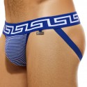 Modus Vivendi Hellenic Jockstrap - Blue - White  Stripe