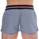 SKU Cotton Boxer Shorts - Blue Gingham