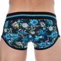 SKU Floral Cotton Trunks - Atoll Blue